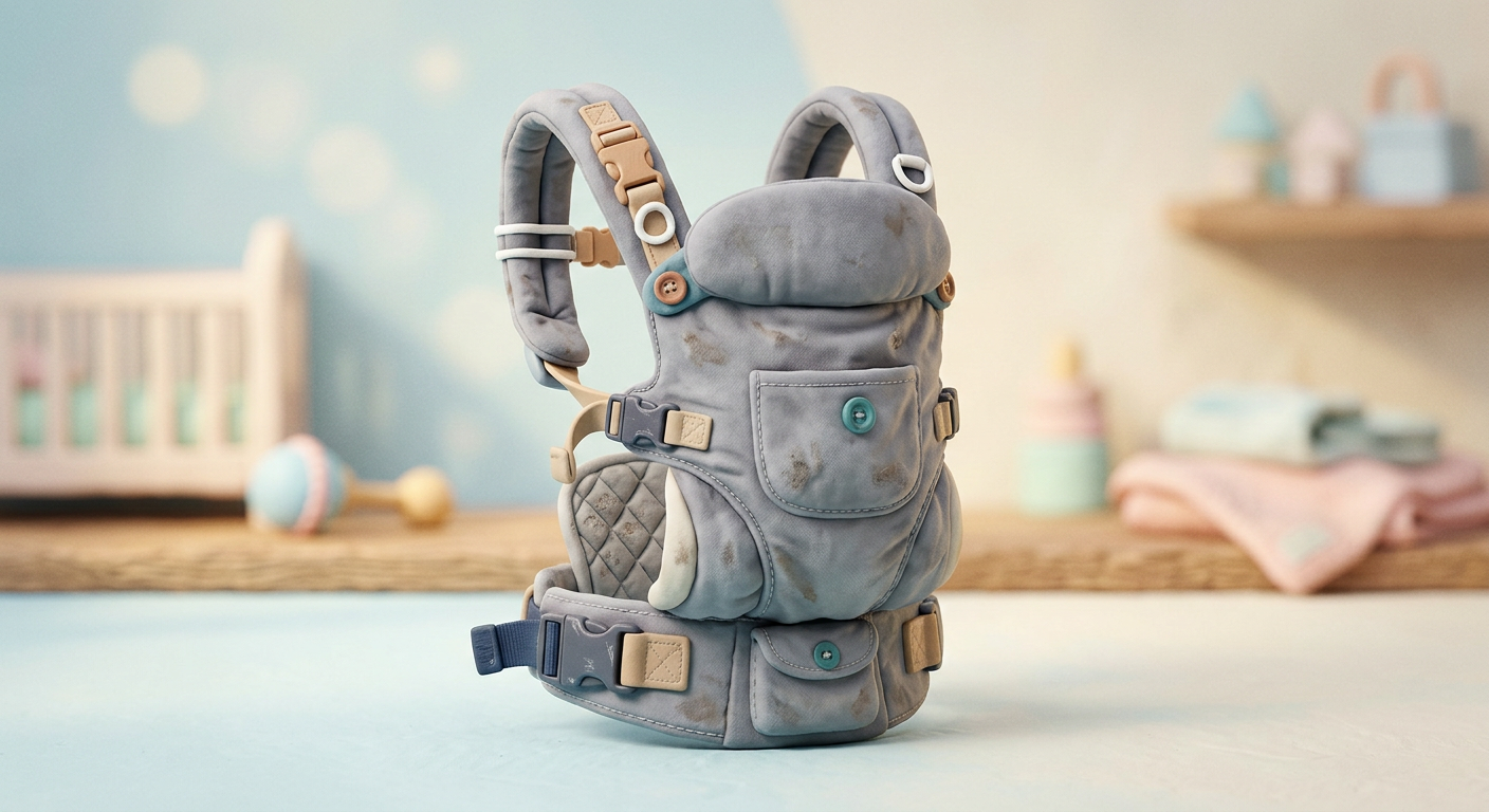 Used structural baby carrier