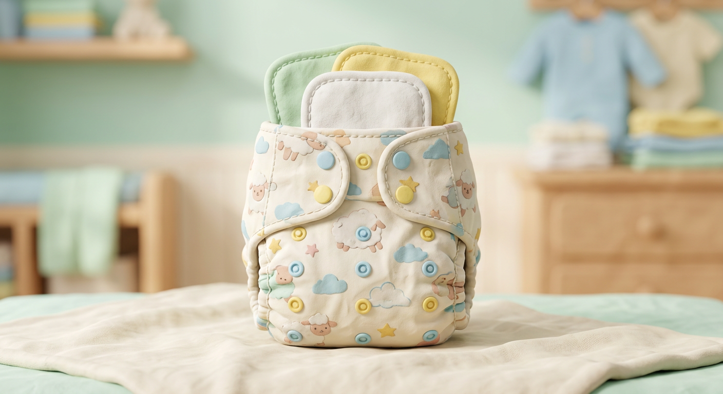 Reusable cloth diaper set